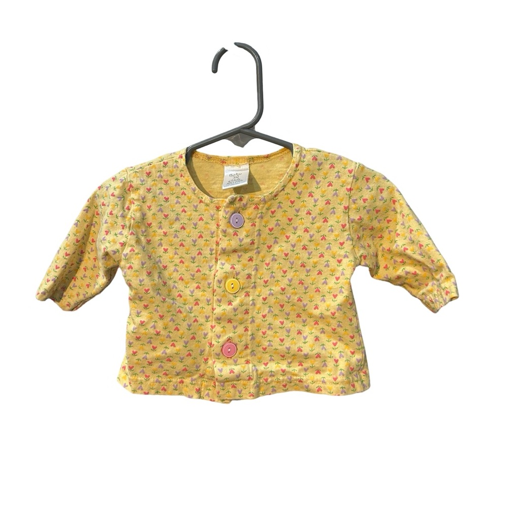 Vintage Baby Rhinos Floral Cardigan